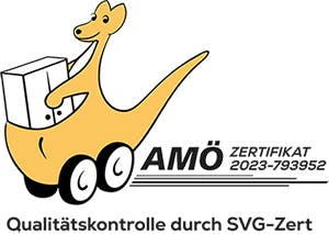 Firma Stöber-Transporte ist Mitglied im Bundesverband Möbelspedition und Logistik (AMÖ) e.V.