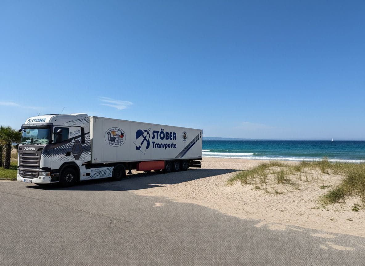 Transporte profesional de mudanzas entre Alemania y España