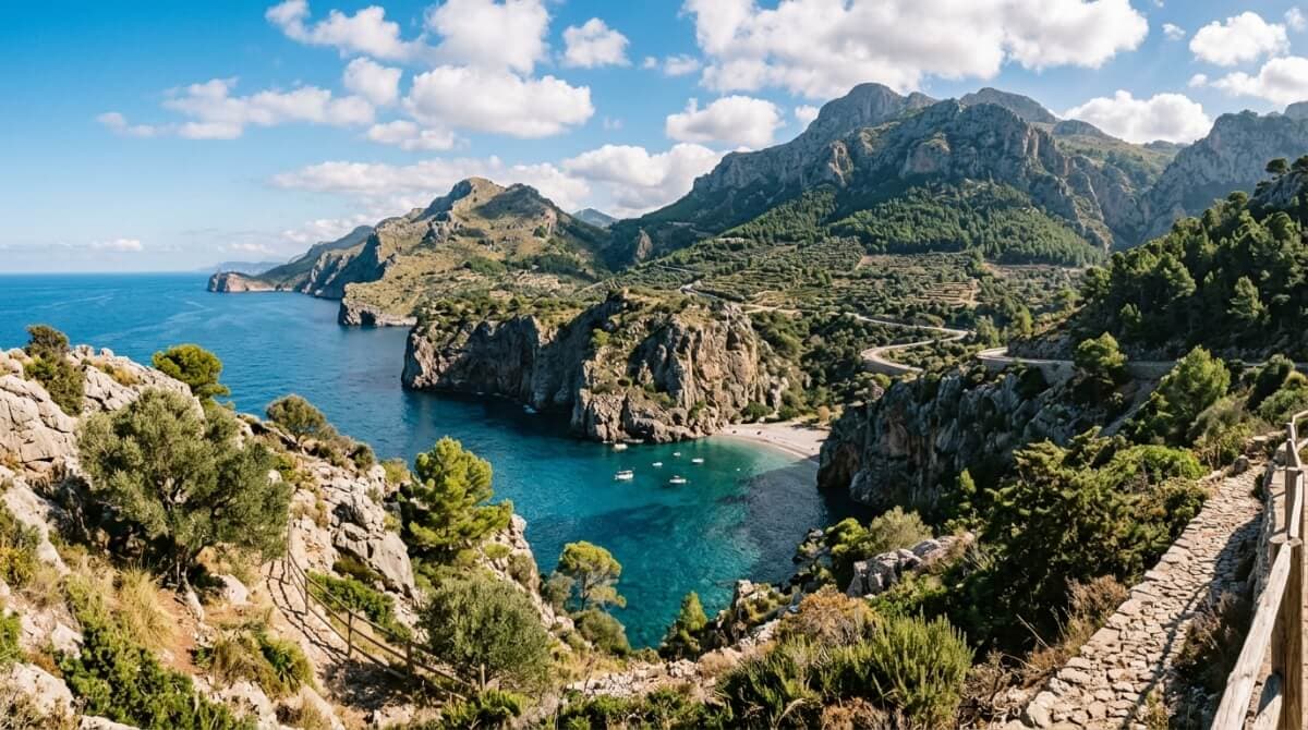 Palm tree landscape on Mallorca – cost overview for your move to the island